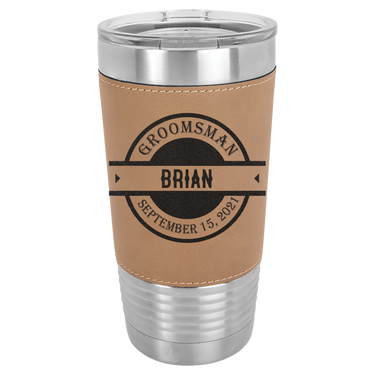 Custom Best Man Tumbler The Ultimate Personalized Bachelor Party and Wedding Gift